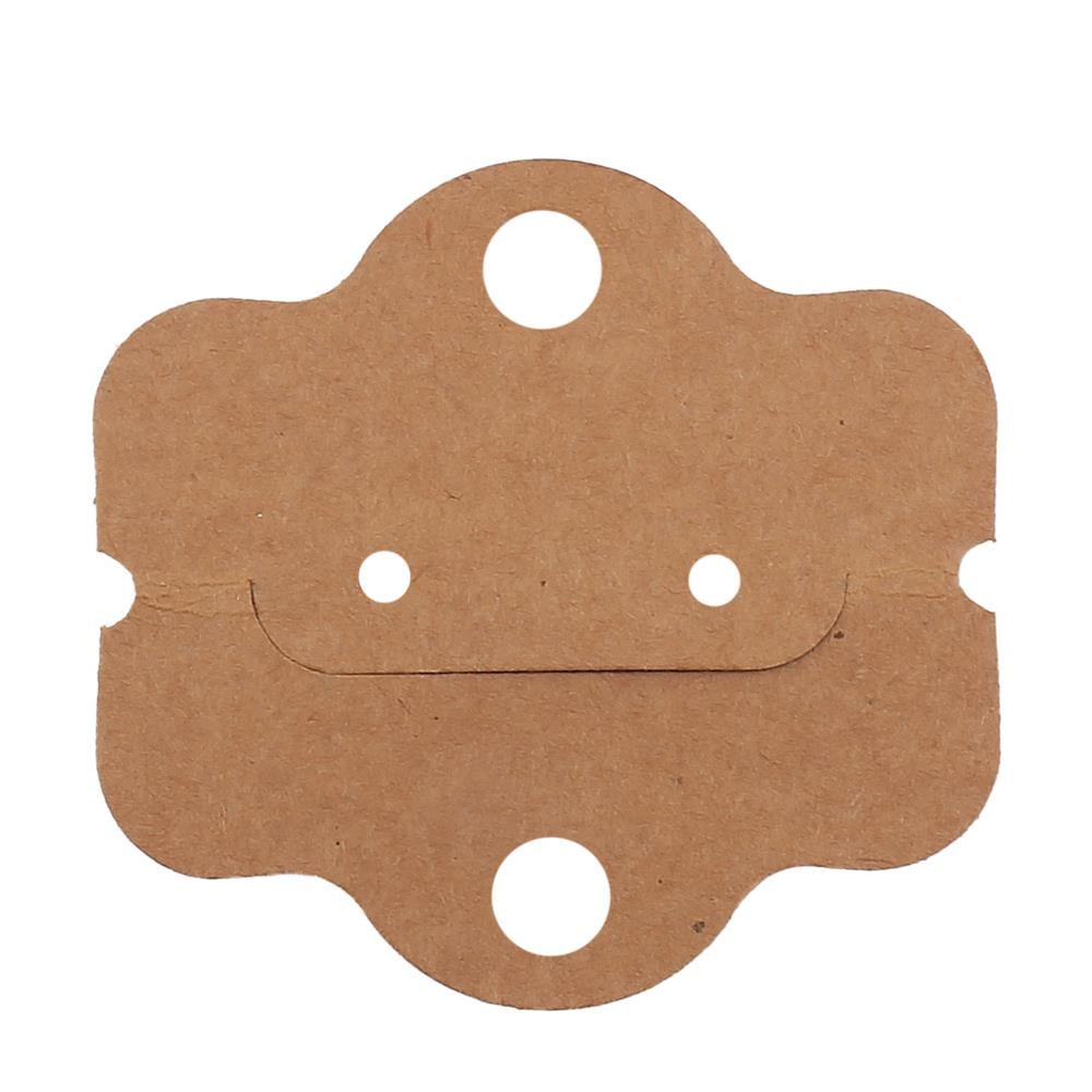 Kraft Kolye ve Küpe Sunum Kartı 50 Adet