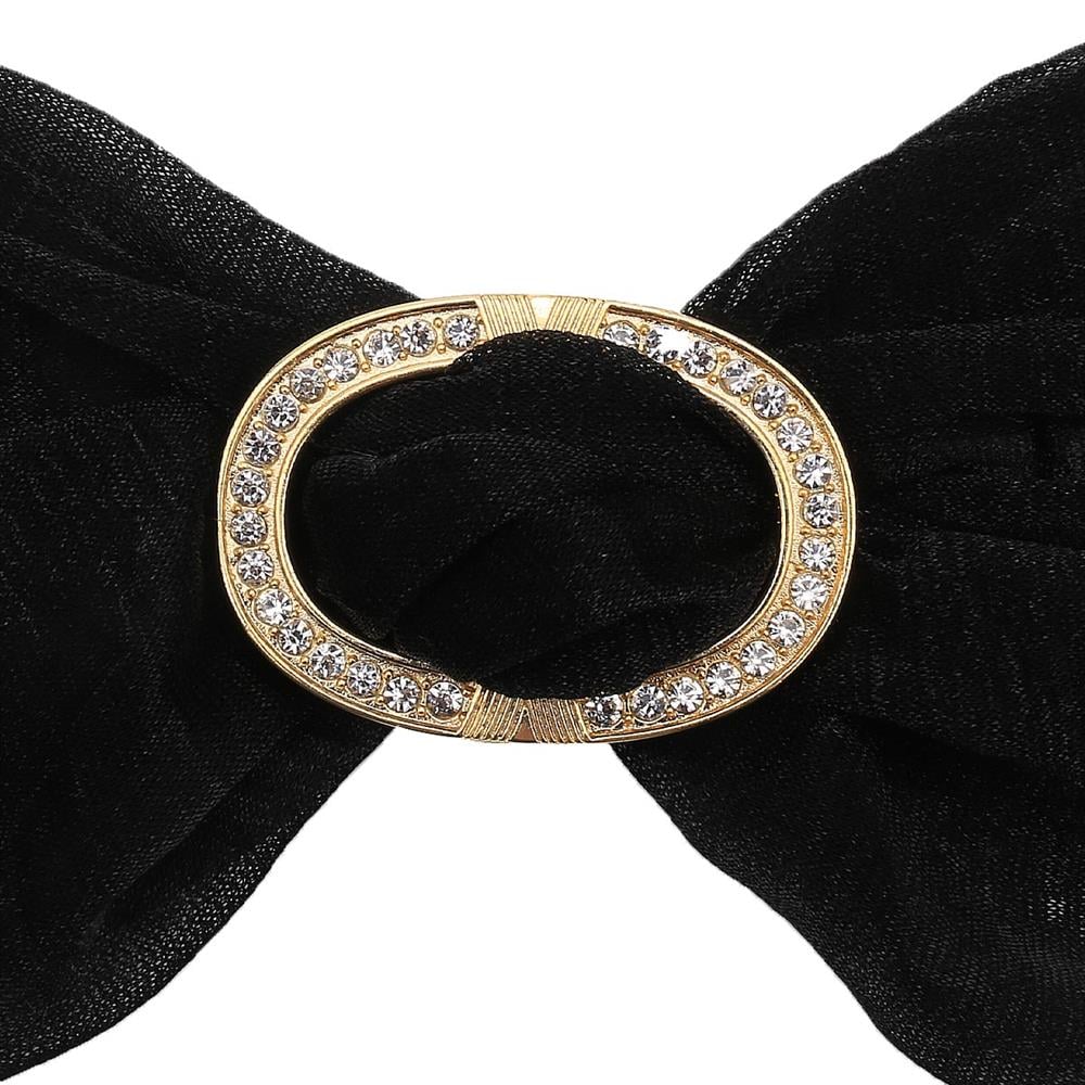 Kristal Taşlı Altın Renk Kemer Tokası