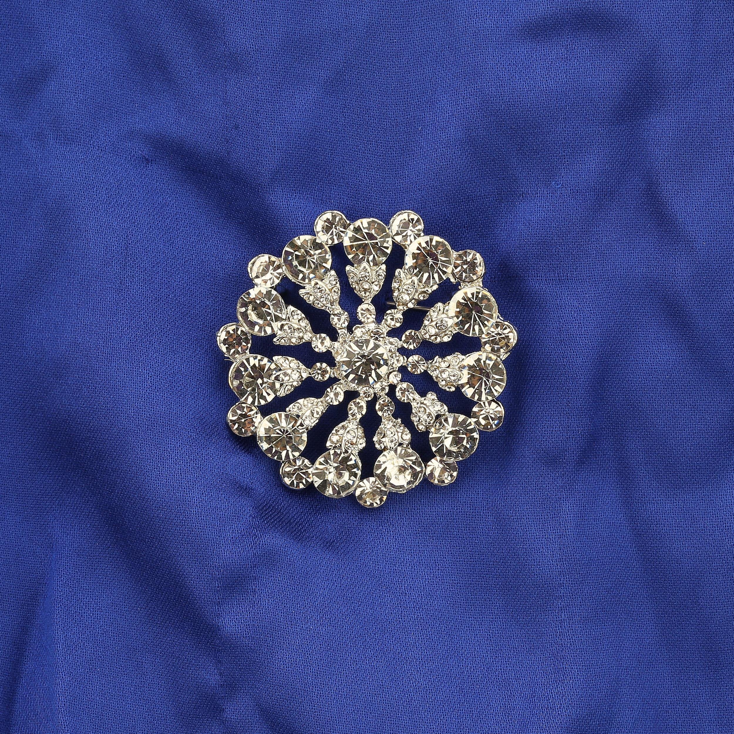 Kristal Taşlı Broş