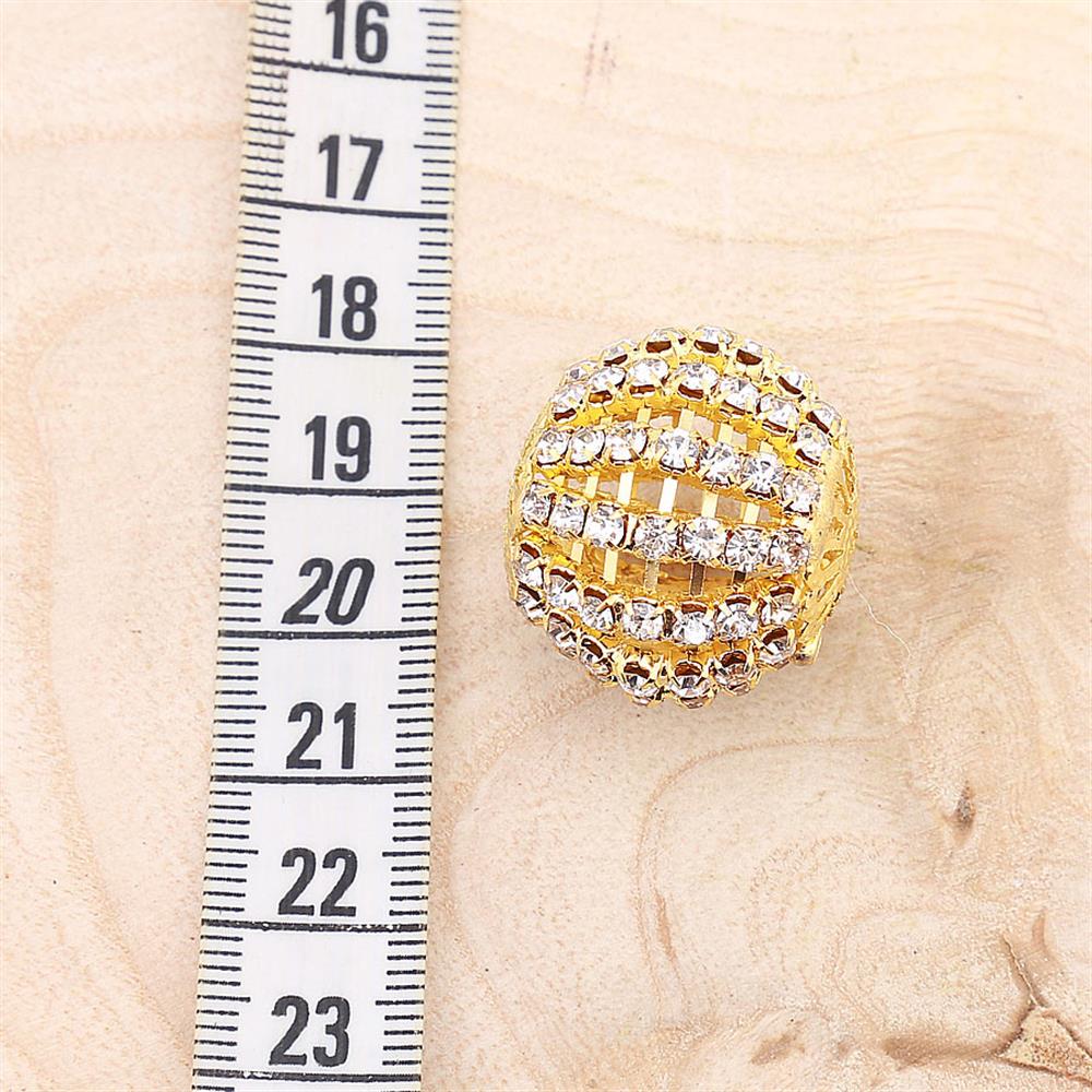 Kristal Taşlı Büyük Metal Ayraç