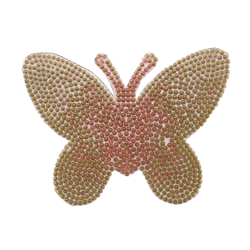 Kristal Taşlı Kelebek Aplik 6 x 8 cm