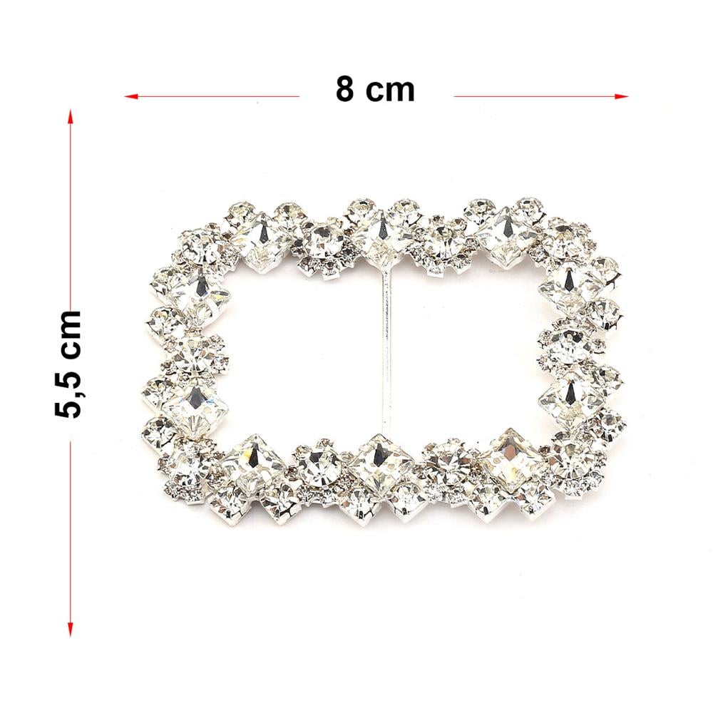 Kristal Taşlı Kemer Tokası