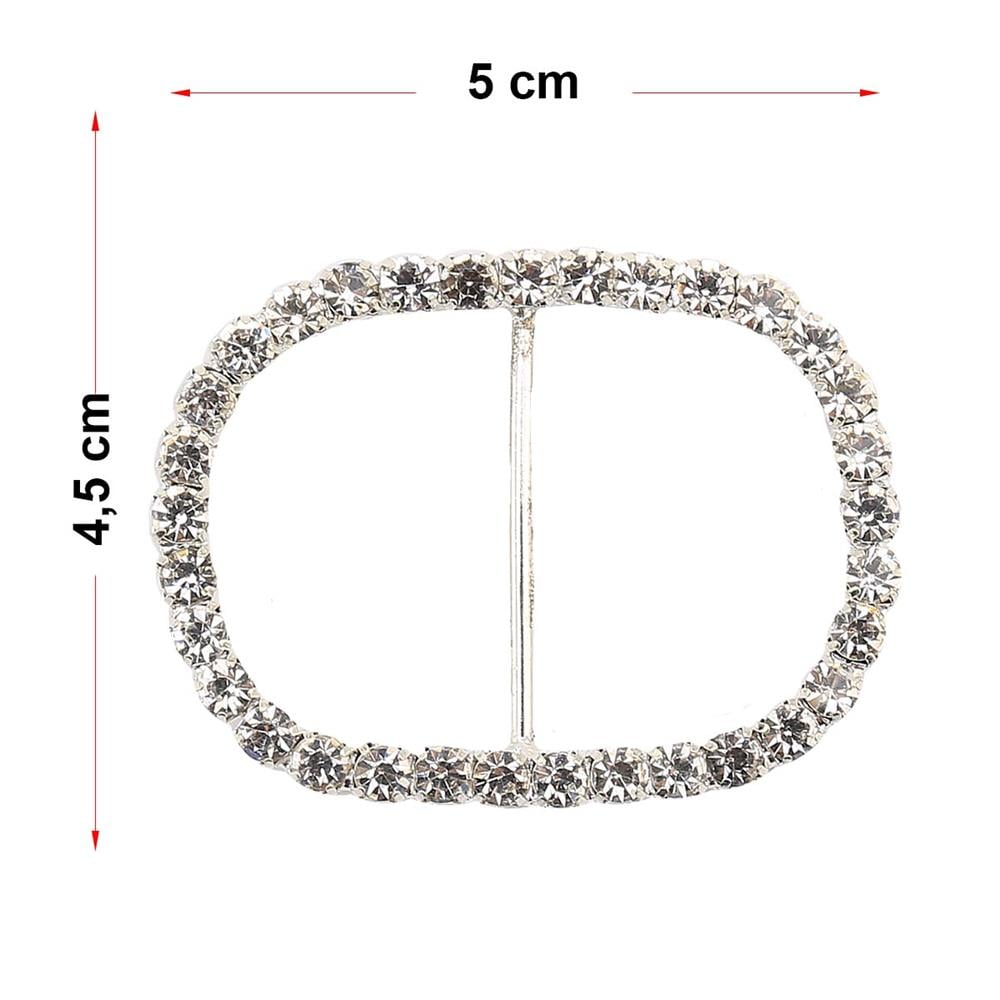 Kristal Taşlı Kemer Tokası