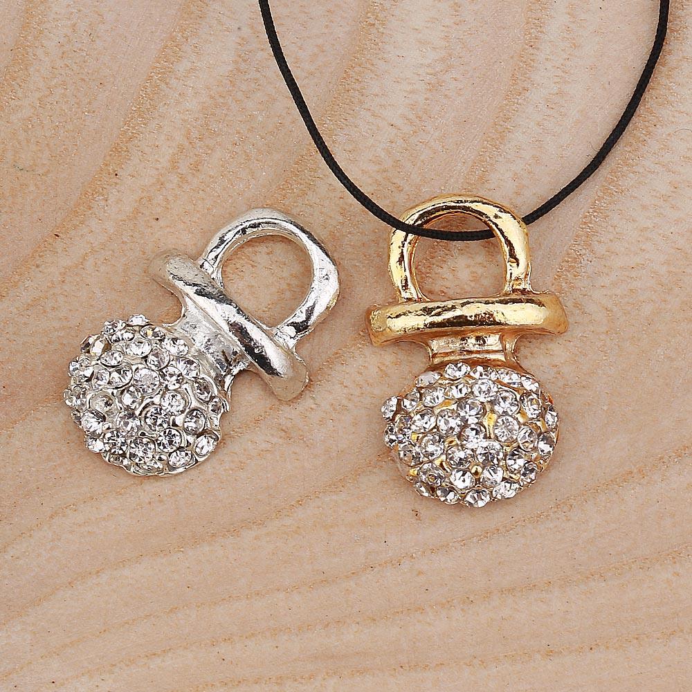 Kristal Taşlı, Metal, Emzik Süs