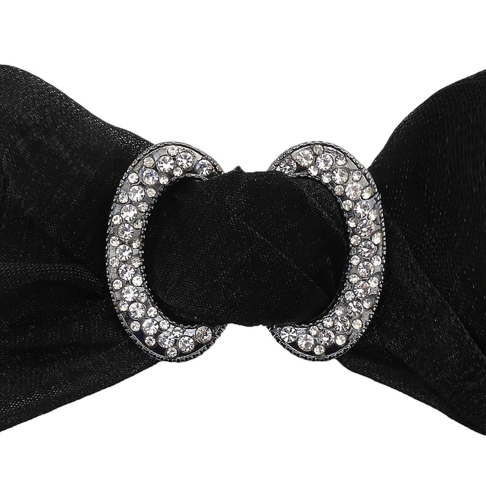 Kristal Taşlı Nikel Renk Kemer Tokası