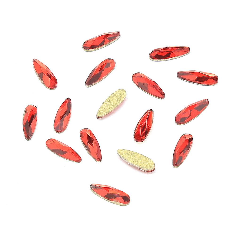 Kristal Tırnak Taşı Kırmızı Damla