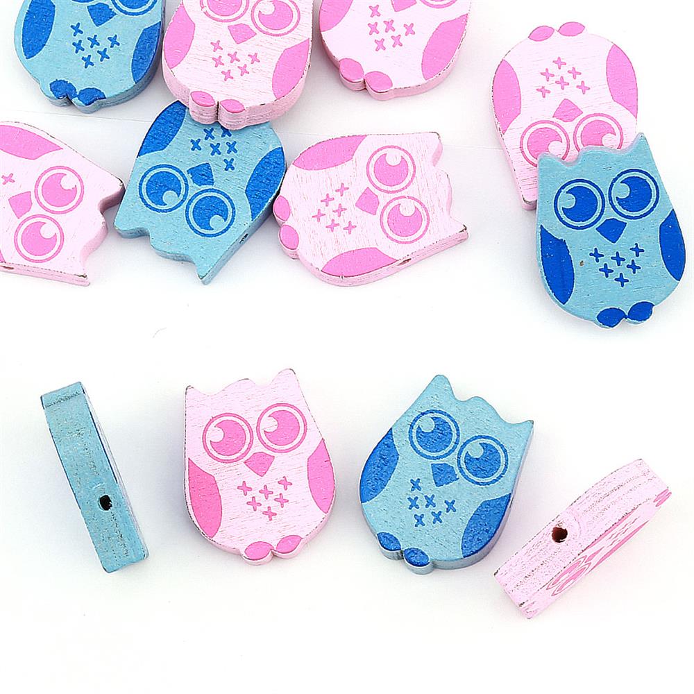 Küçük Baykuş, Ahşap Emzik Zinciri Boncuğu