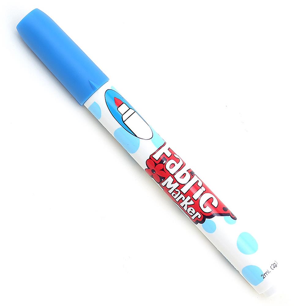 Marvy Fabric Marker Kumaş T-Shirt Boyama Kalemi - Açık Mavi