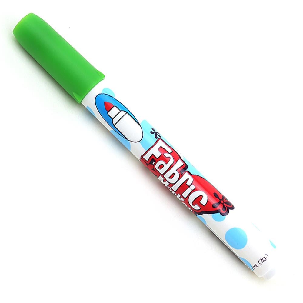 Marvy Fabric Marker Kumaş T-Shirt Boyama Kalemi - Açık Yeşil