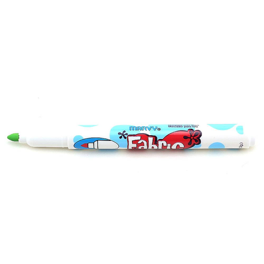 Marvy Fabric Marker Kumaş T-Shirt Boyama Kalemi - Açık Yeşil