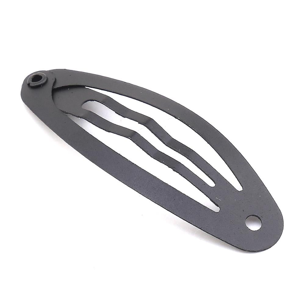 Metal Çıtçıtlı Toka Siyah 5 cm