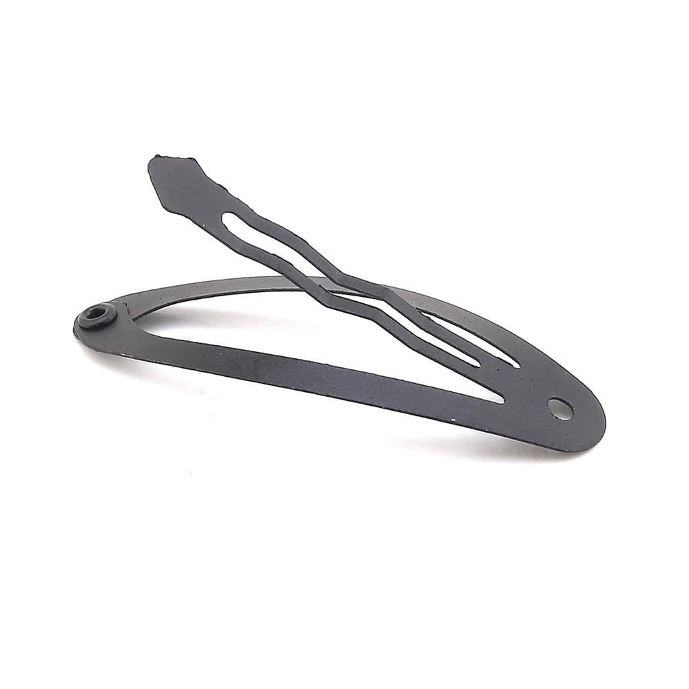 Metal Çıtçıtlı Toka Siyah 5 cm