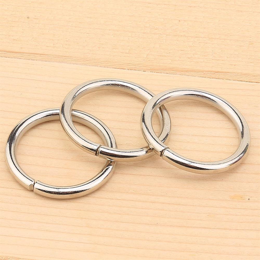 Metal Halka 3 cm Gümüş Renk