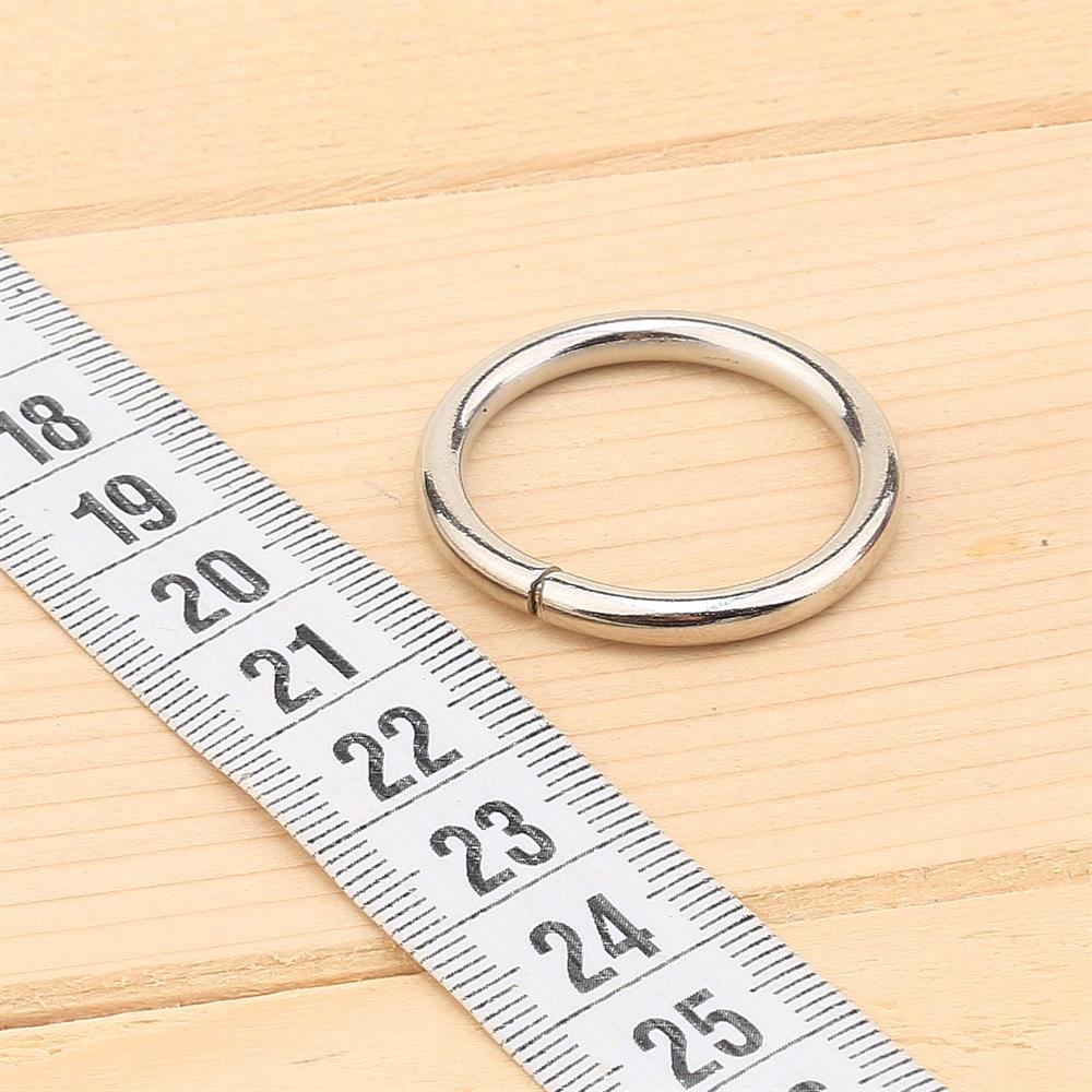 Metal Halka 3 cm Gümüş Renk