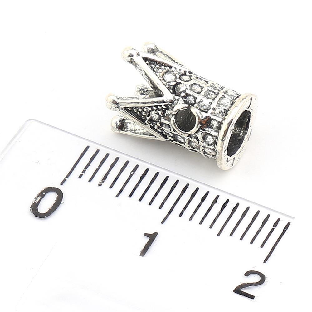 Metal Kral Tacı Takı Boncuğu