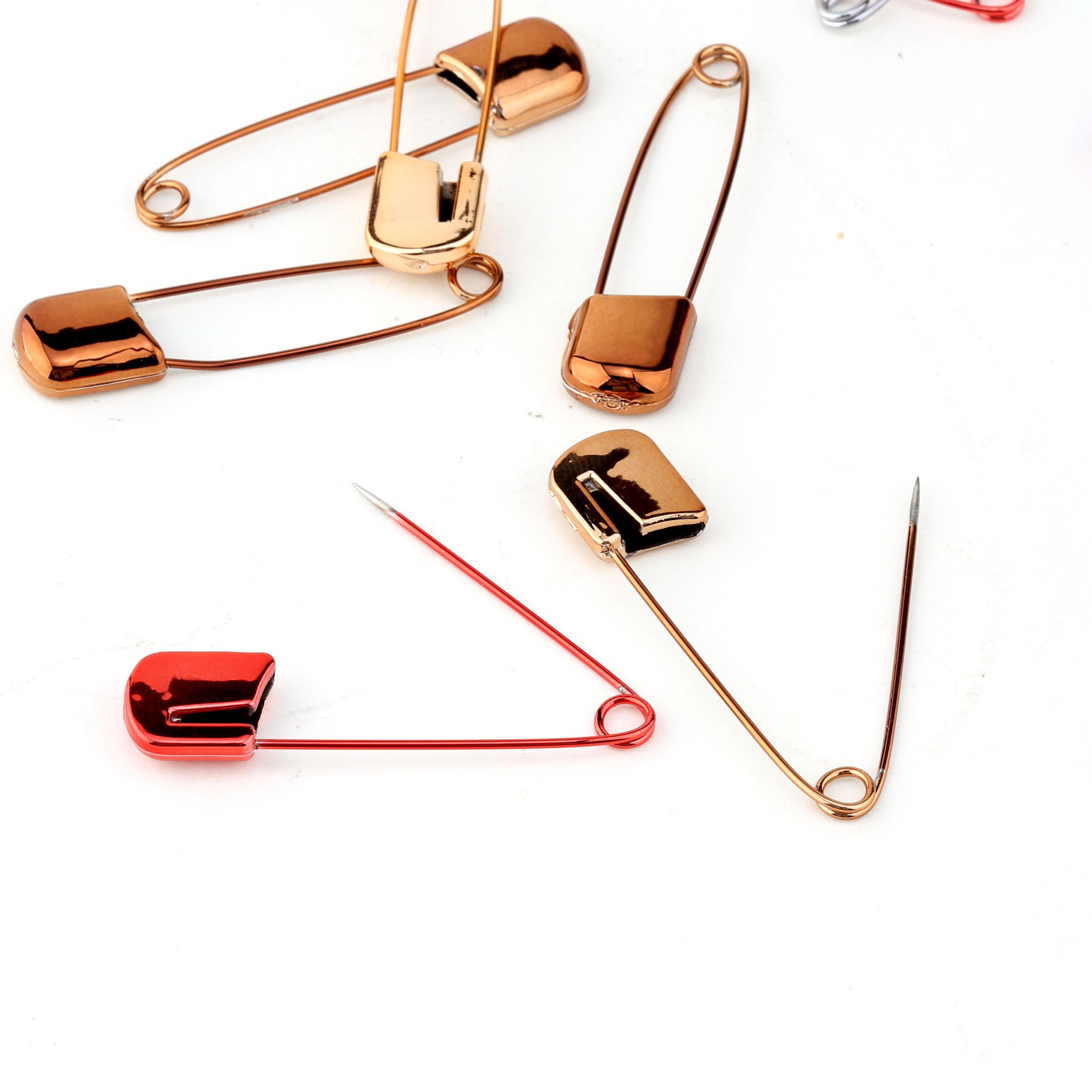 Metalik Kaplama Çengelli İğne (12 Adet)