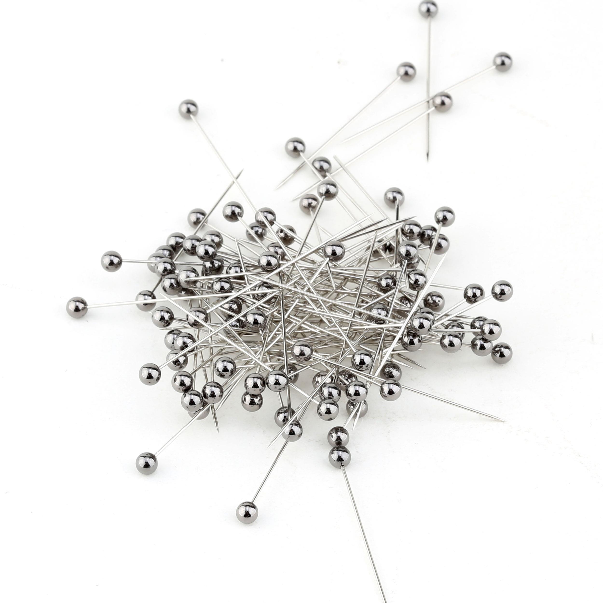 Metalik Kaplama Toplu İğne 100'lü Karartma Gümüş