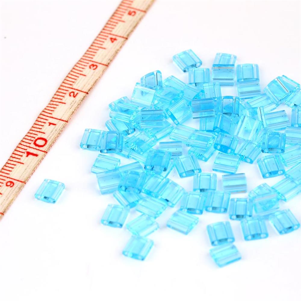 Miyuki Tila Bead 5*5 mm Mavi Boncuk