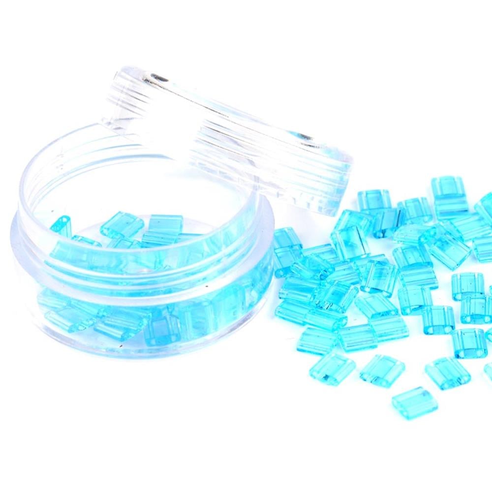 Miyuki Tila Bead 5*5 mm Mavi Boncuk