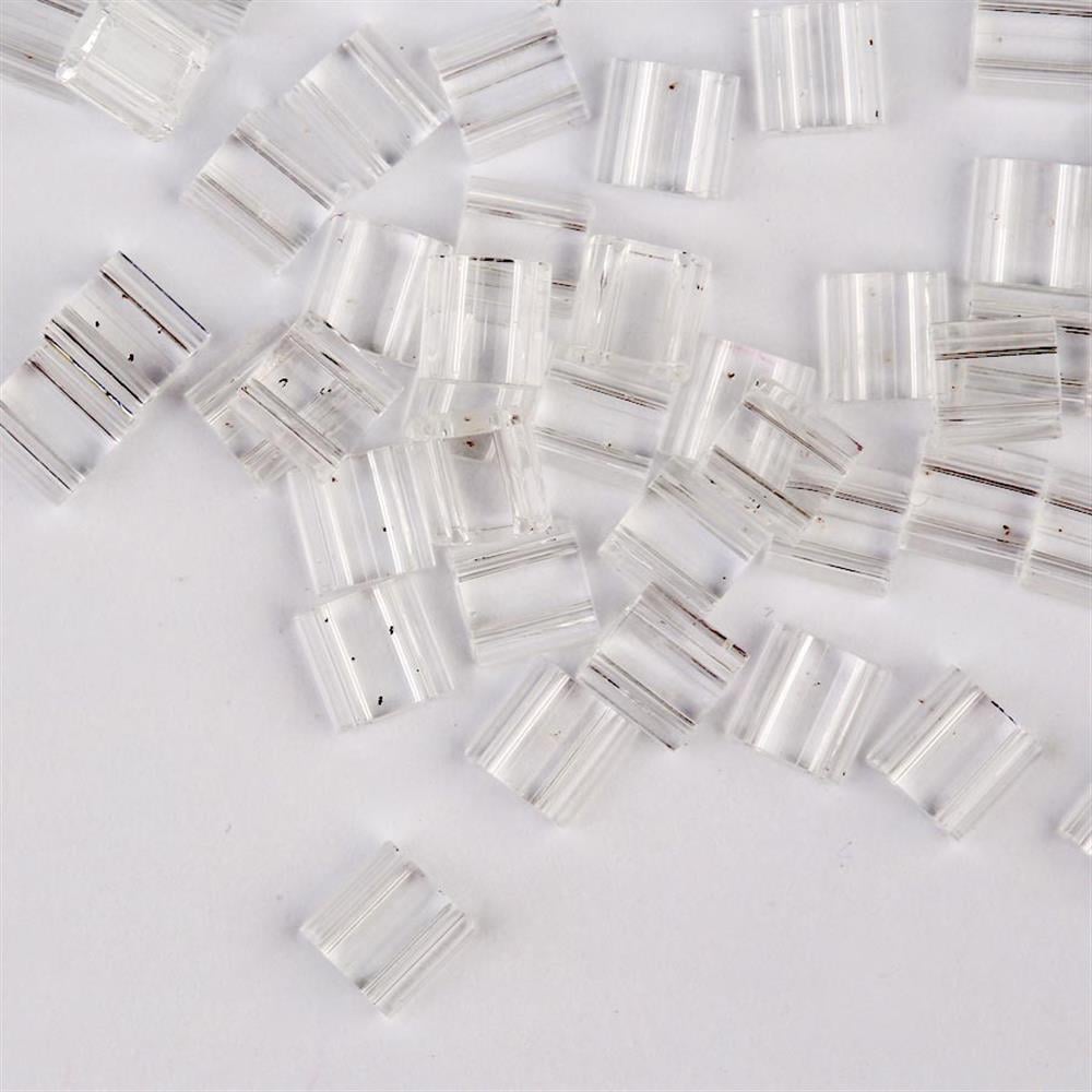 Miyuki Tila Bead 5*5 mm Şeffaf Boncuk