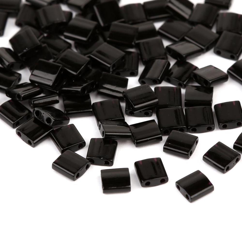 Miyuki Tila Bead 5*5 mm Siyah Boncuk