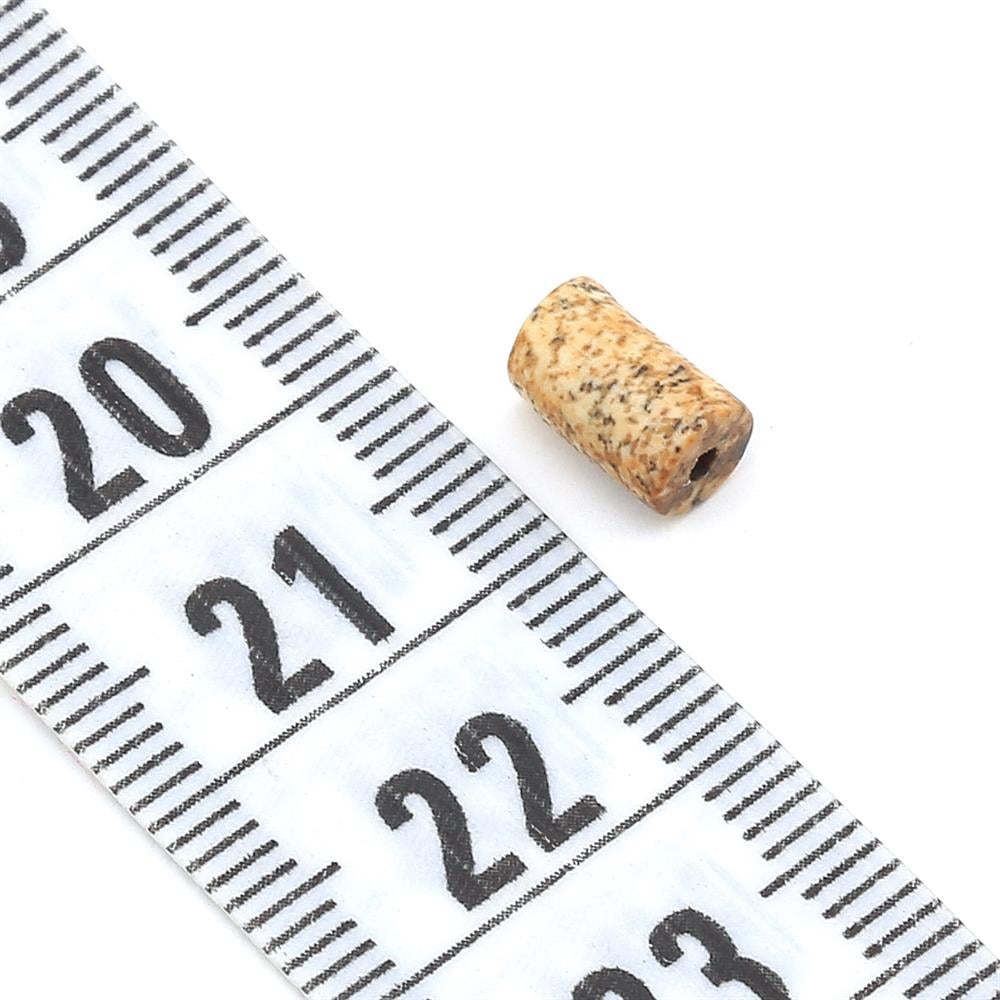 Odun Jasper Taşı Boru Boncuk