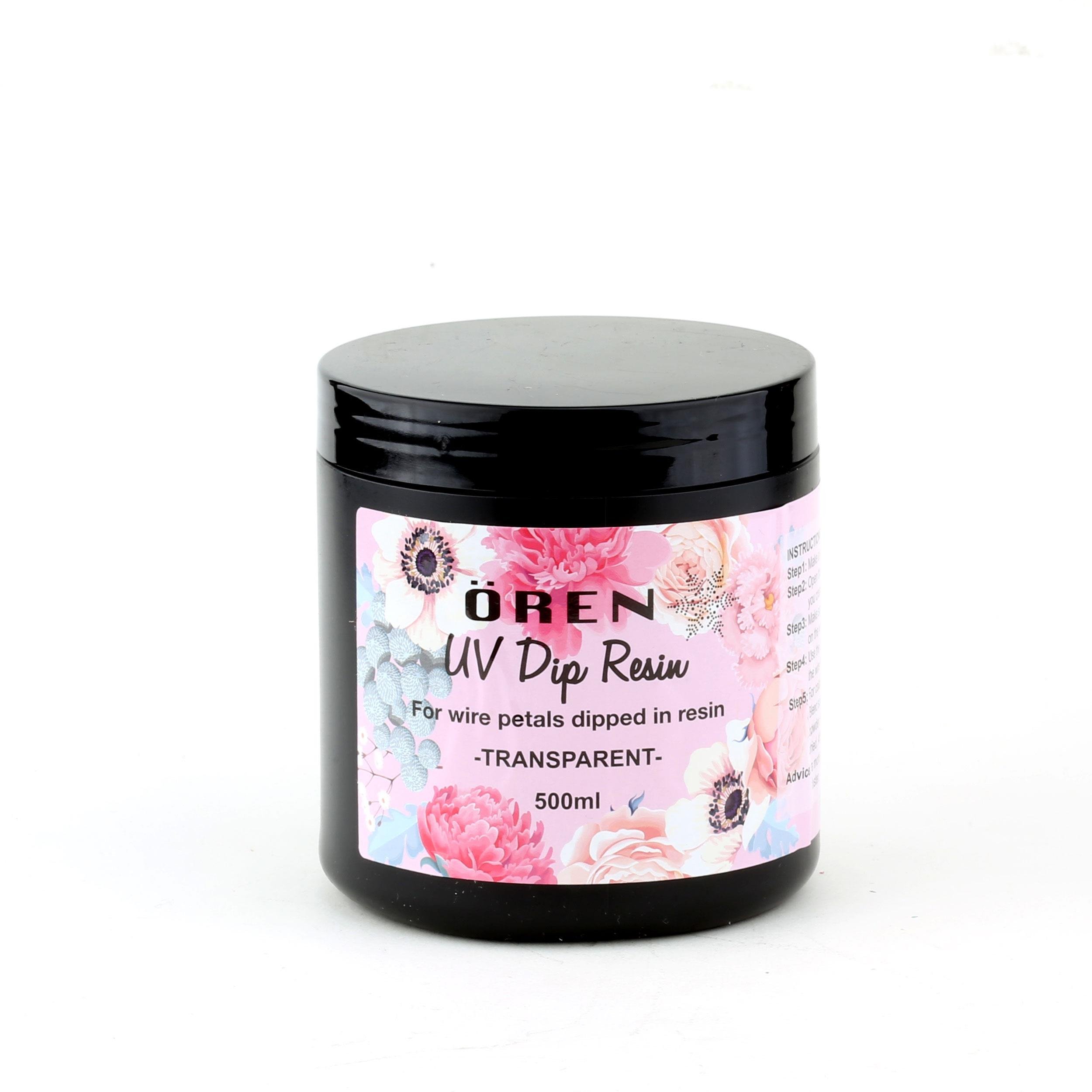 Parlak Şeffaf UV Dip Reçine 500 ml