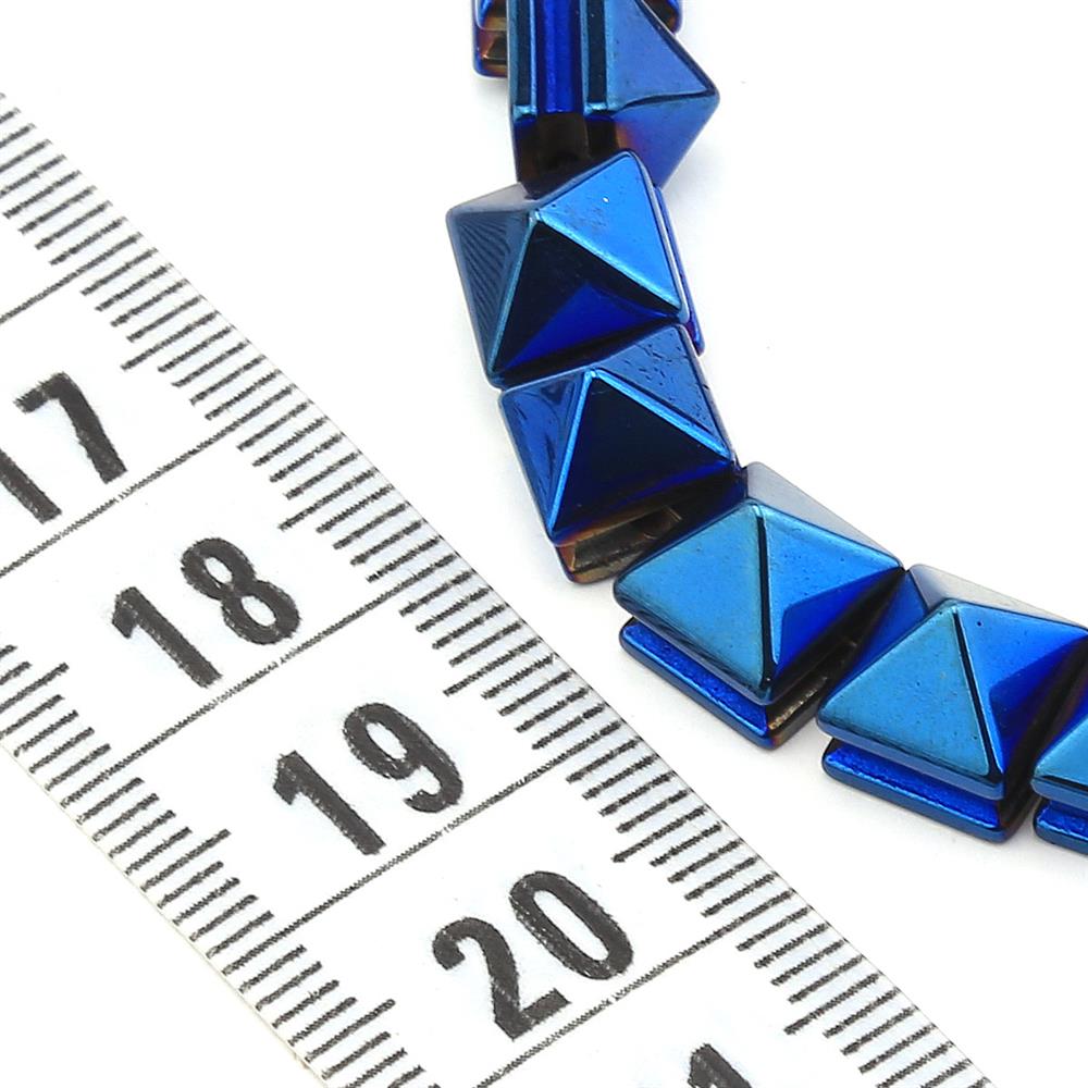 Piramit Şeklinde Hematit Boncuk