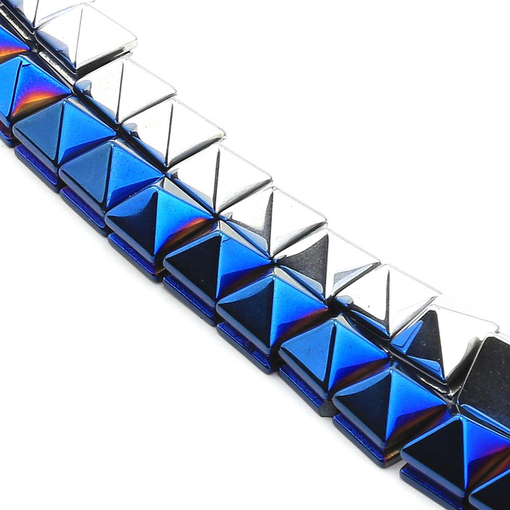 Piramit Şeklinde Hematit Boncuk