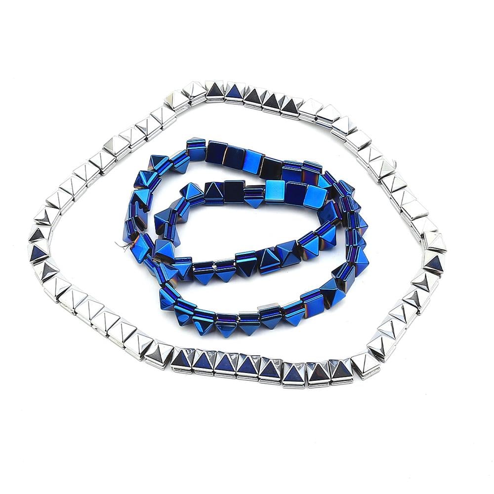 Piramit Şeklinde Hematit Boncuk