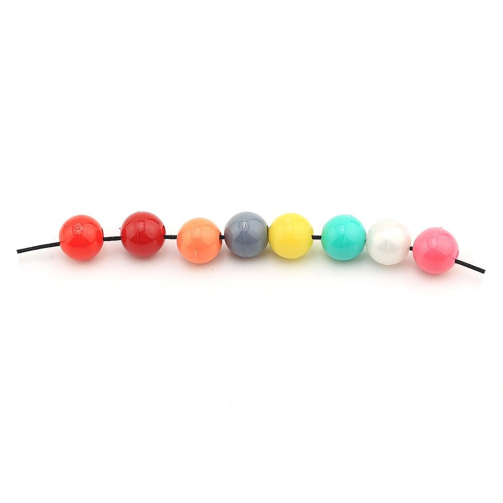 Plastik Boncuk 8 mm ( 50 Adet )