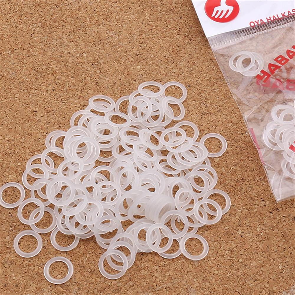 Plastik, İğne Oyası Halkası Küçük Boy (100 Adet)