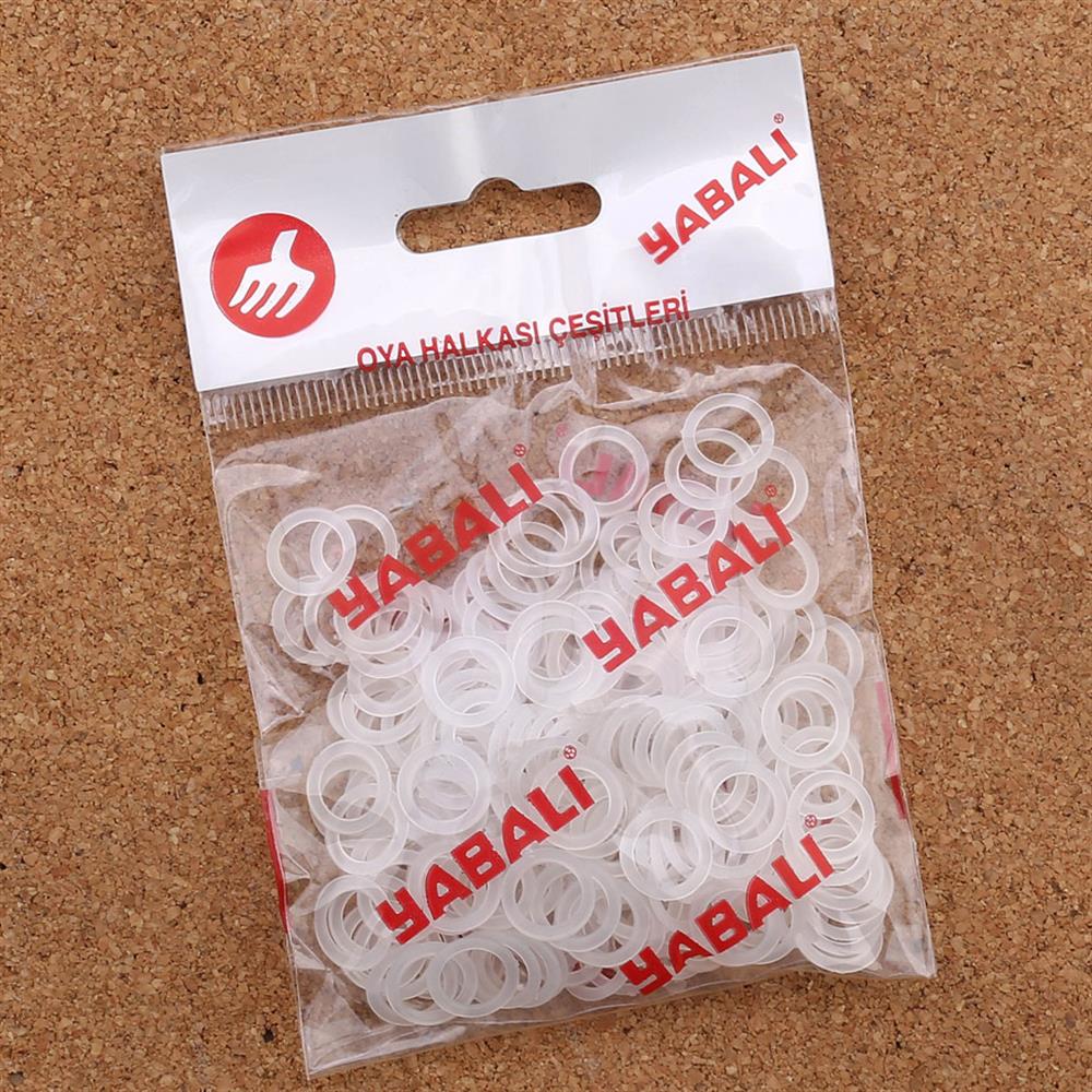 Plastik, İğne Oyası Halkası Küçük Boy (100 Adet)