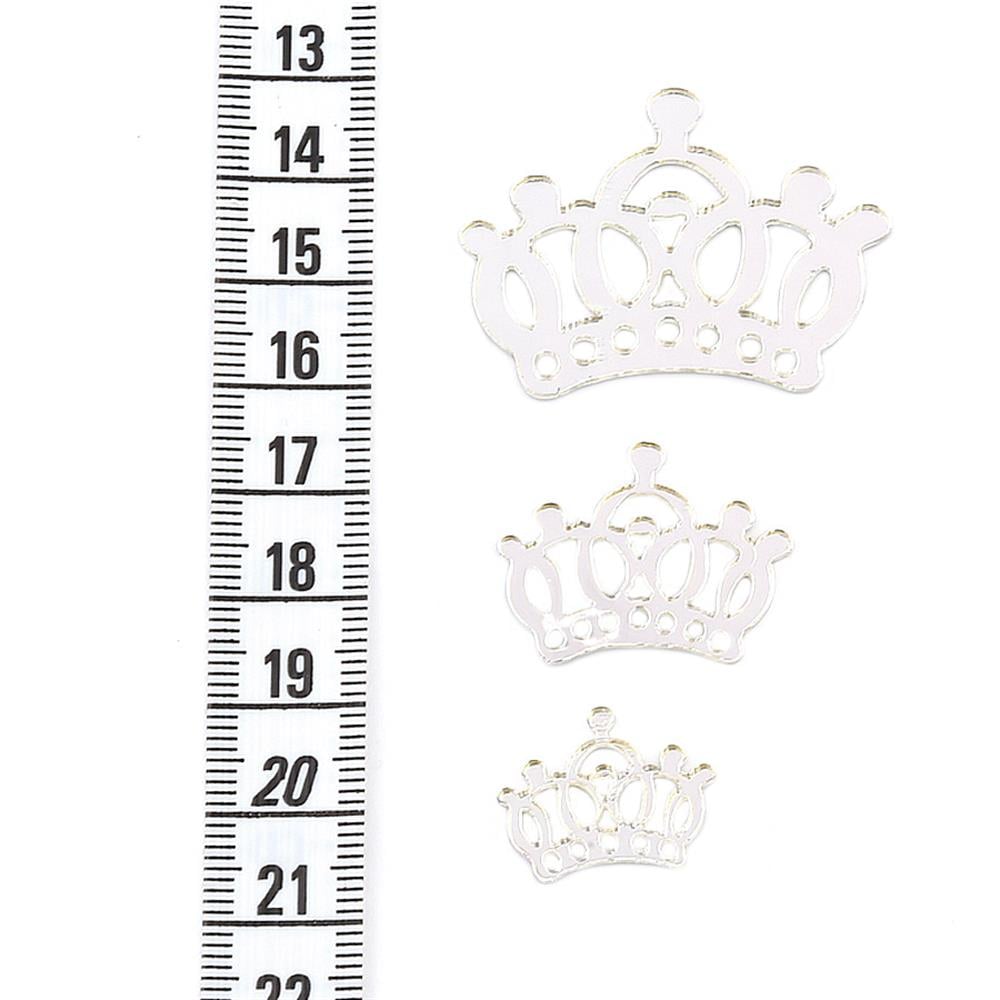 Pleksi Ayna Kraliçe Tacı (10 adet)
