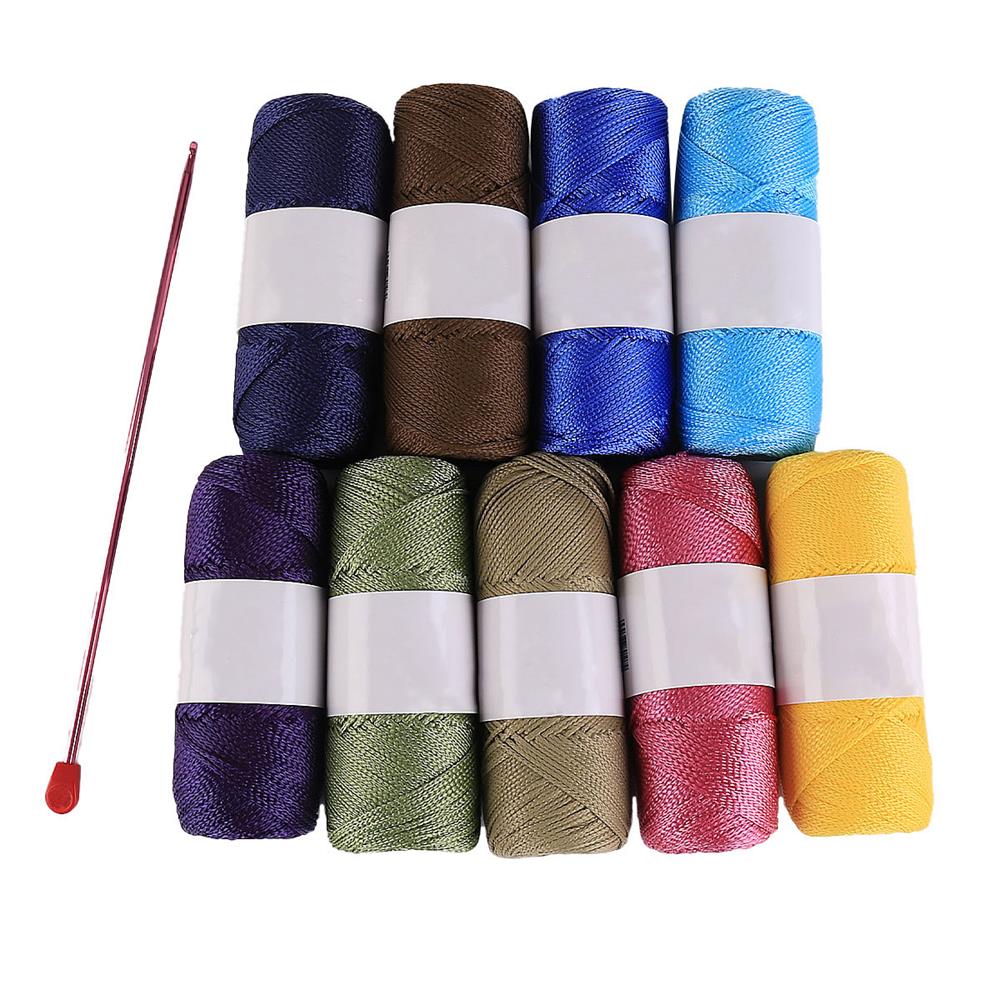 Polyester Makrome İp Seti Tığ Şiş Hediyeli