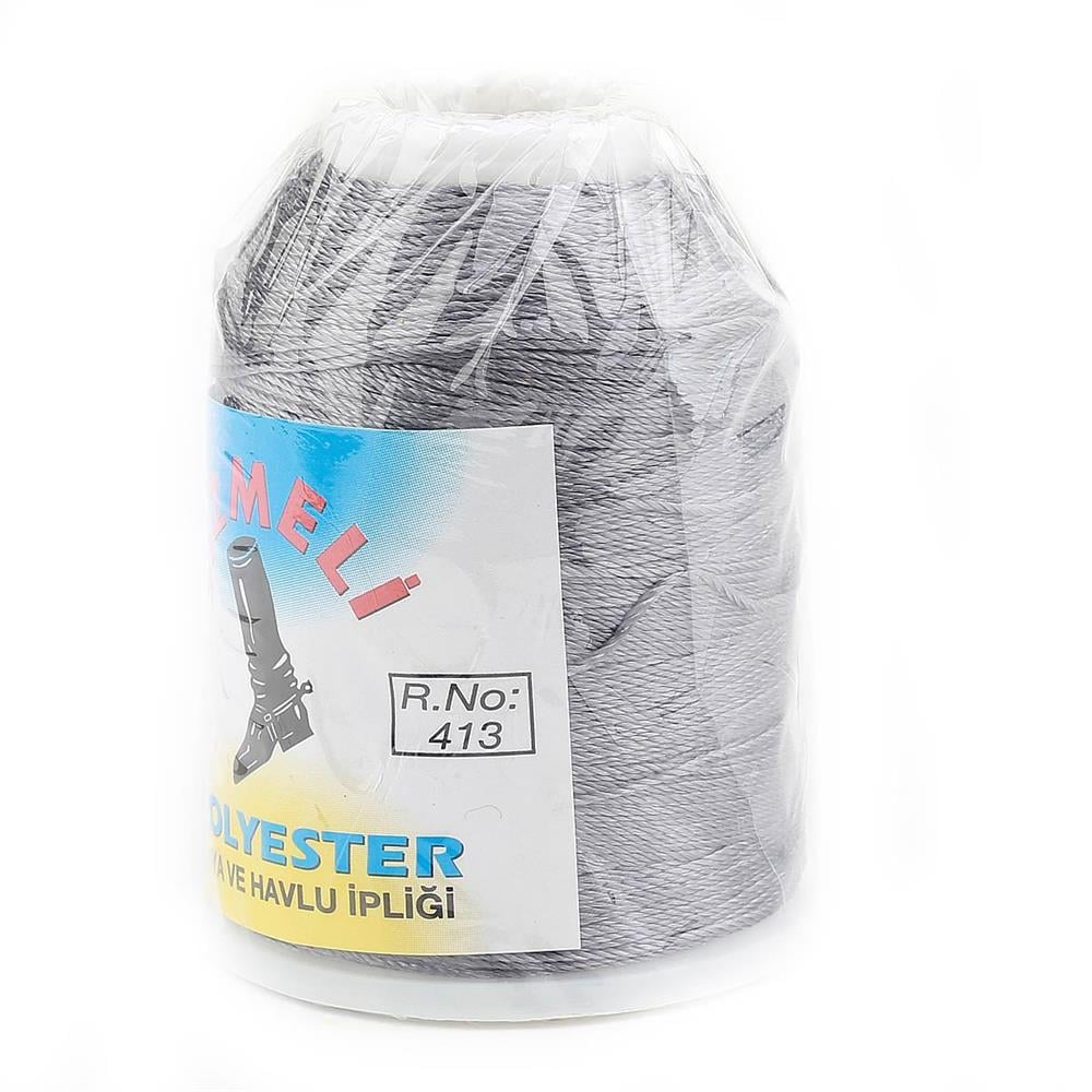 Polyester Oya ve Havlu İpliği 413 Gri