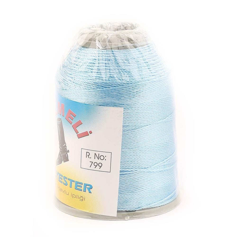 Polyester Oya ve Havlu İpliği 799 Açık Mavi