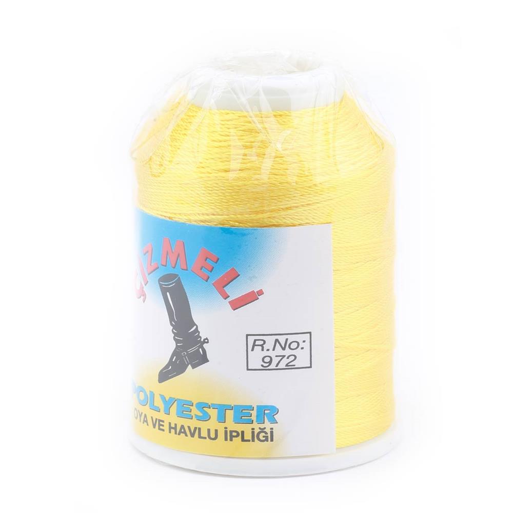 Polyester Oya ve Havlu İpliği 972 Sarı