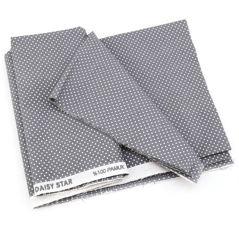 Puantiyeli Poplin Kumaş