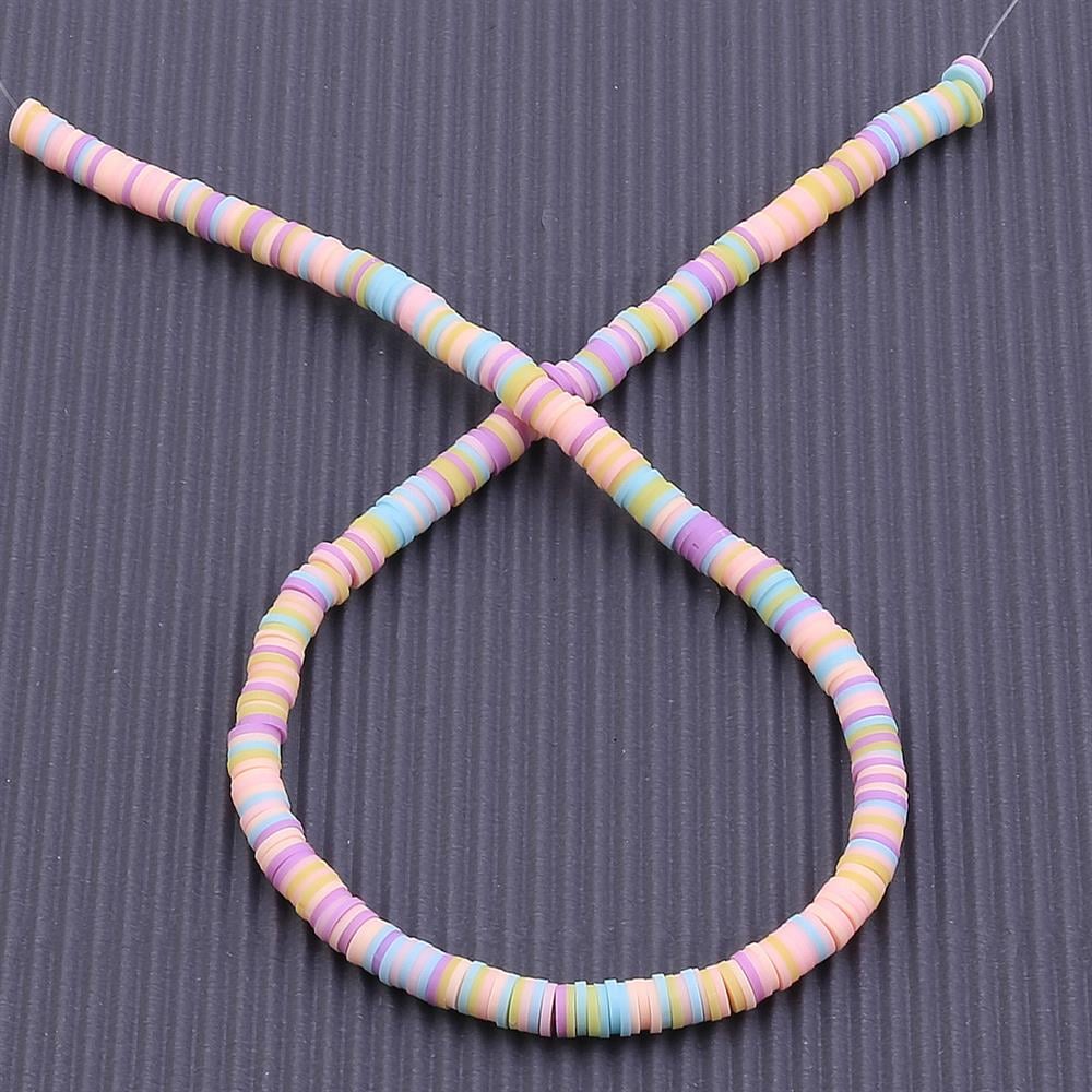 Renkli Fimo Boncuk Pastel Tonlar