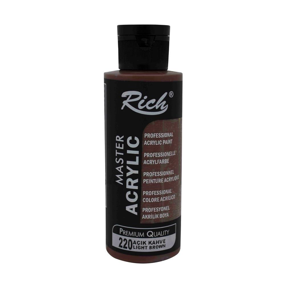 Rich 120 cc Akrilik Boya - Açık Kahve 220