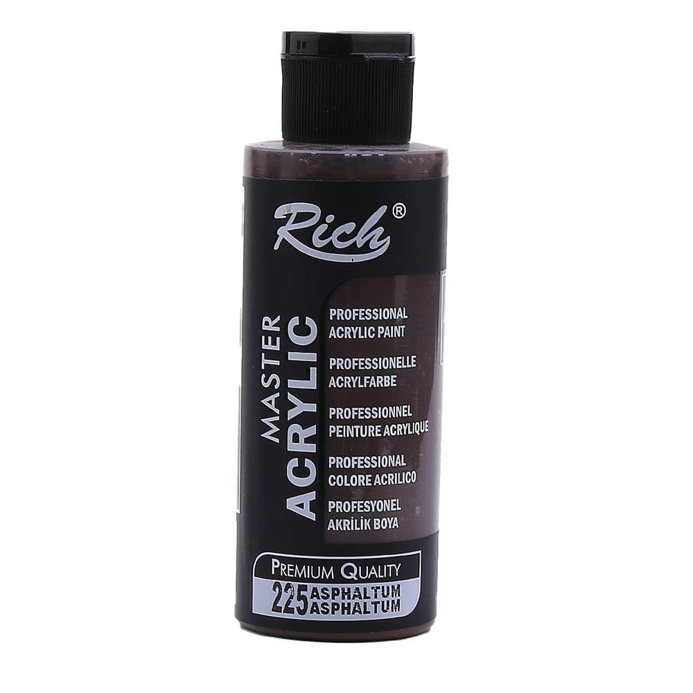 Rich 120 cc Akrilik Boya - Asphaltum 225