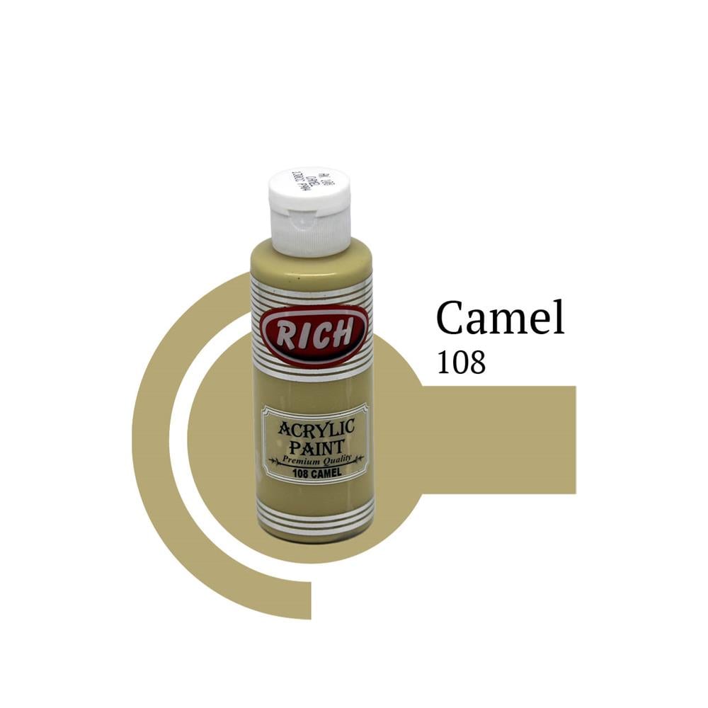 Rich 120 cc Akrilik Boya - Camel 108