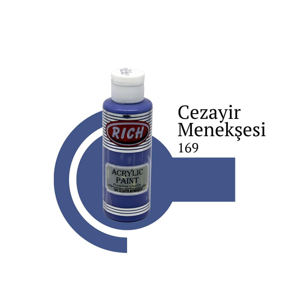 Rich 120 cc Akrilik Boya - Cezayir Menekşesi 169