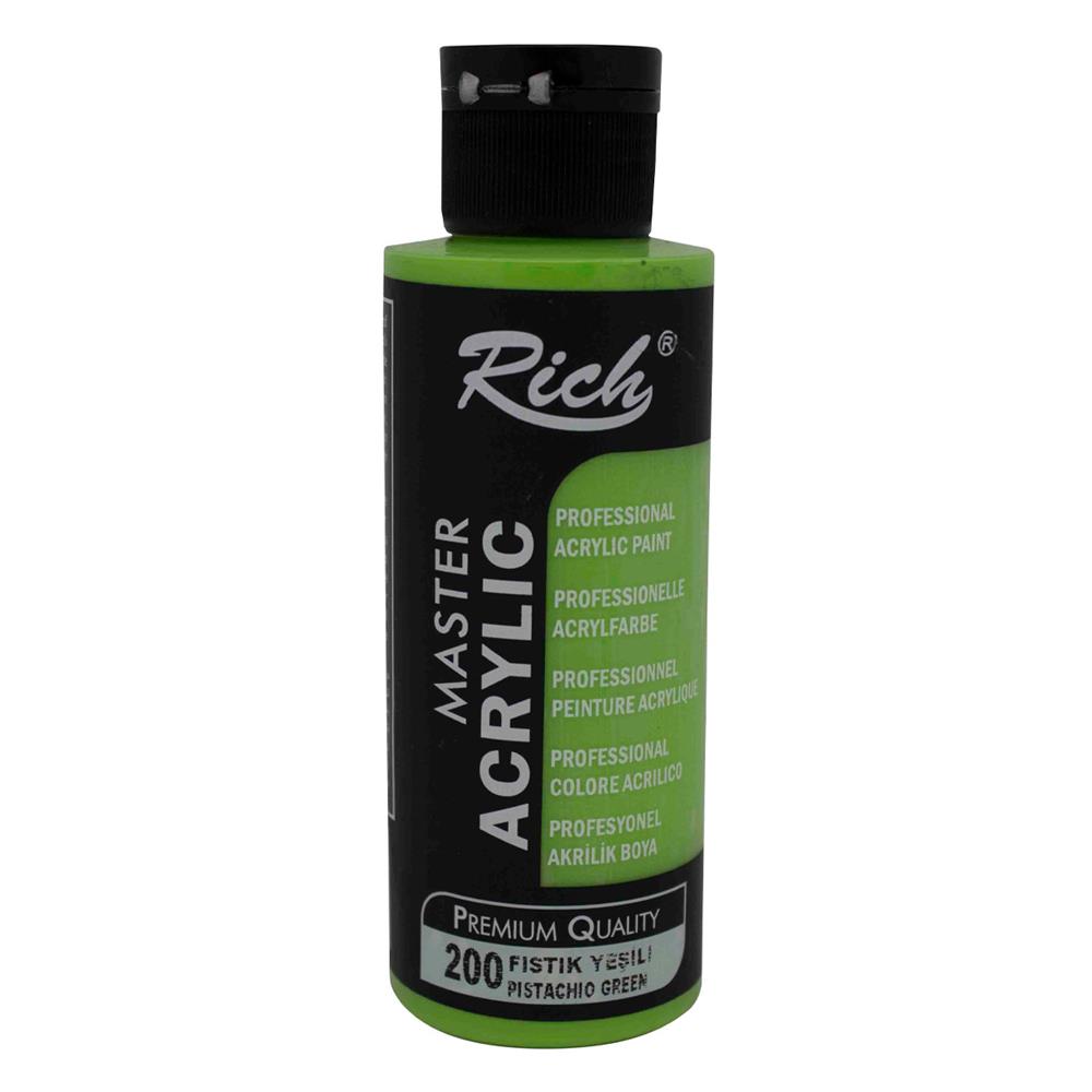 Rich 120 cc Akrilik Boya - Fıstık Yeşili 200