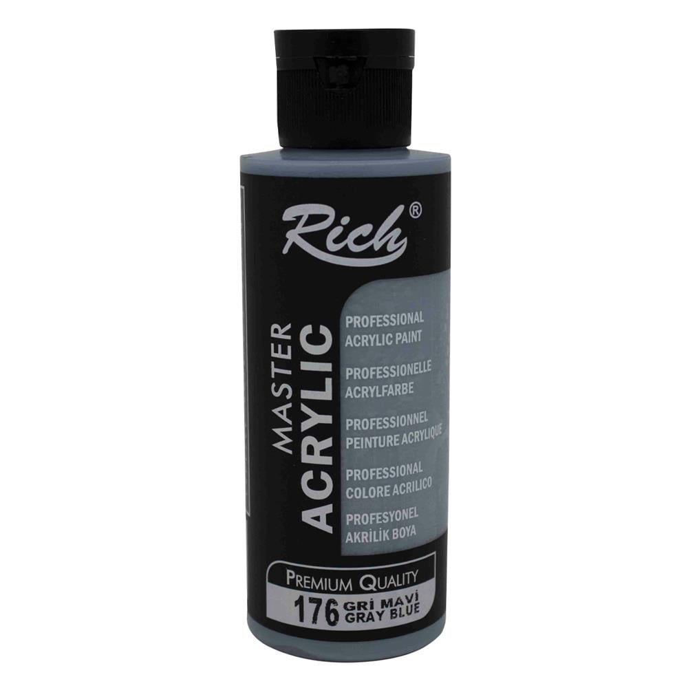 Rich 120 cc Akrilik Boya - Gri Mavi 176