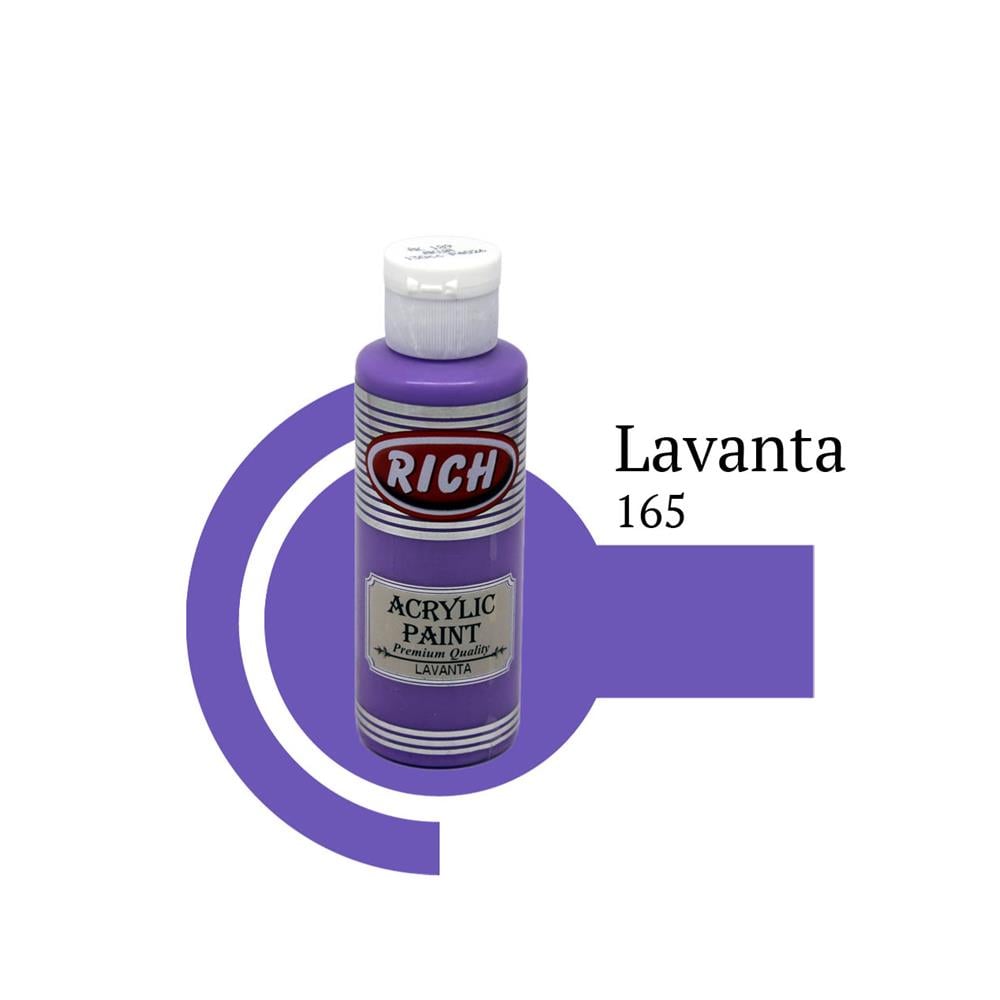 Rich 120 cc Akrilik Boya - Lavanta 165