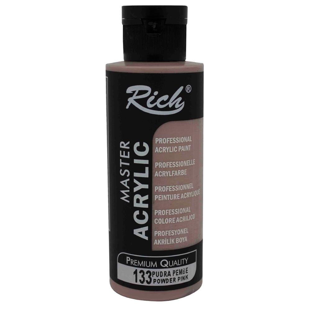 Rich 120 cc Akrilik Boya - Pudra Pembe 133