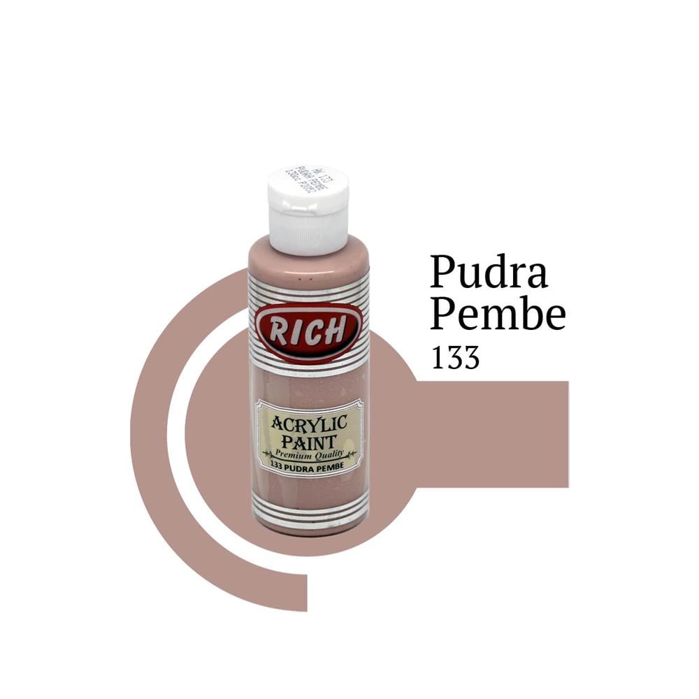Rich 120 cc Akrilik Boya - Pudra Pembe 133