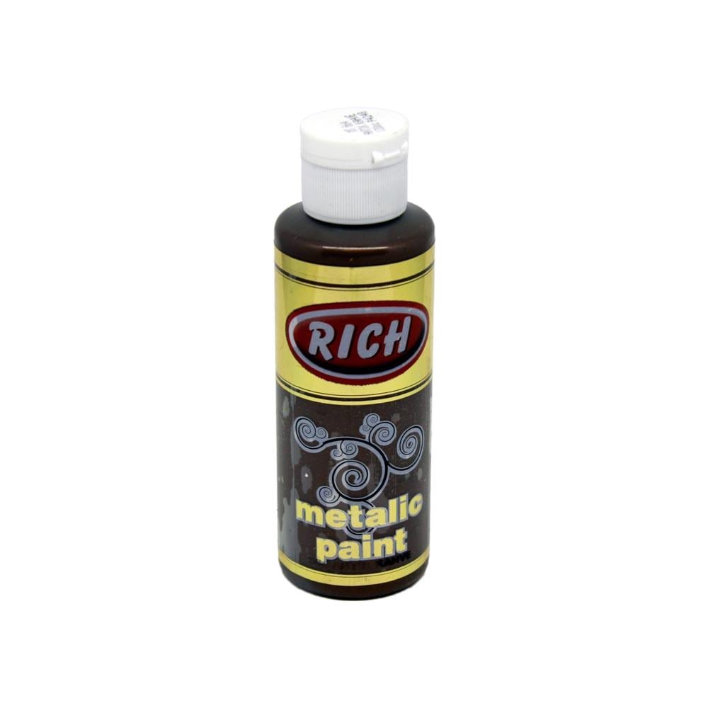 Rich 120 cc Metalik Akrilik Boya - Antik Kahve 864